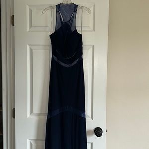 Navy prom dress